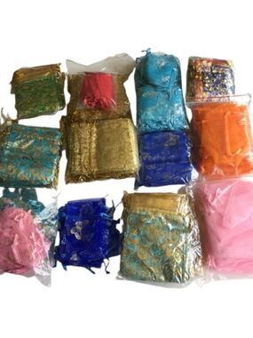 New 10 pcs medium organza gift‎ bags
